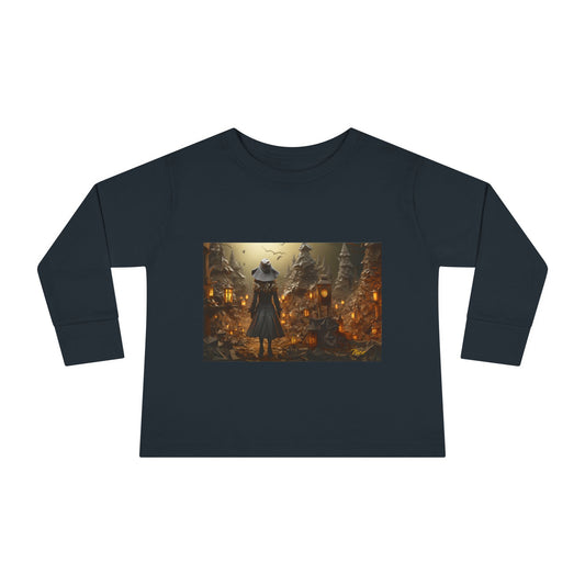 Halloween 2024 Series Print #3 Toddler Long Sleeve Tee