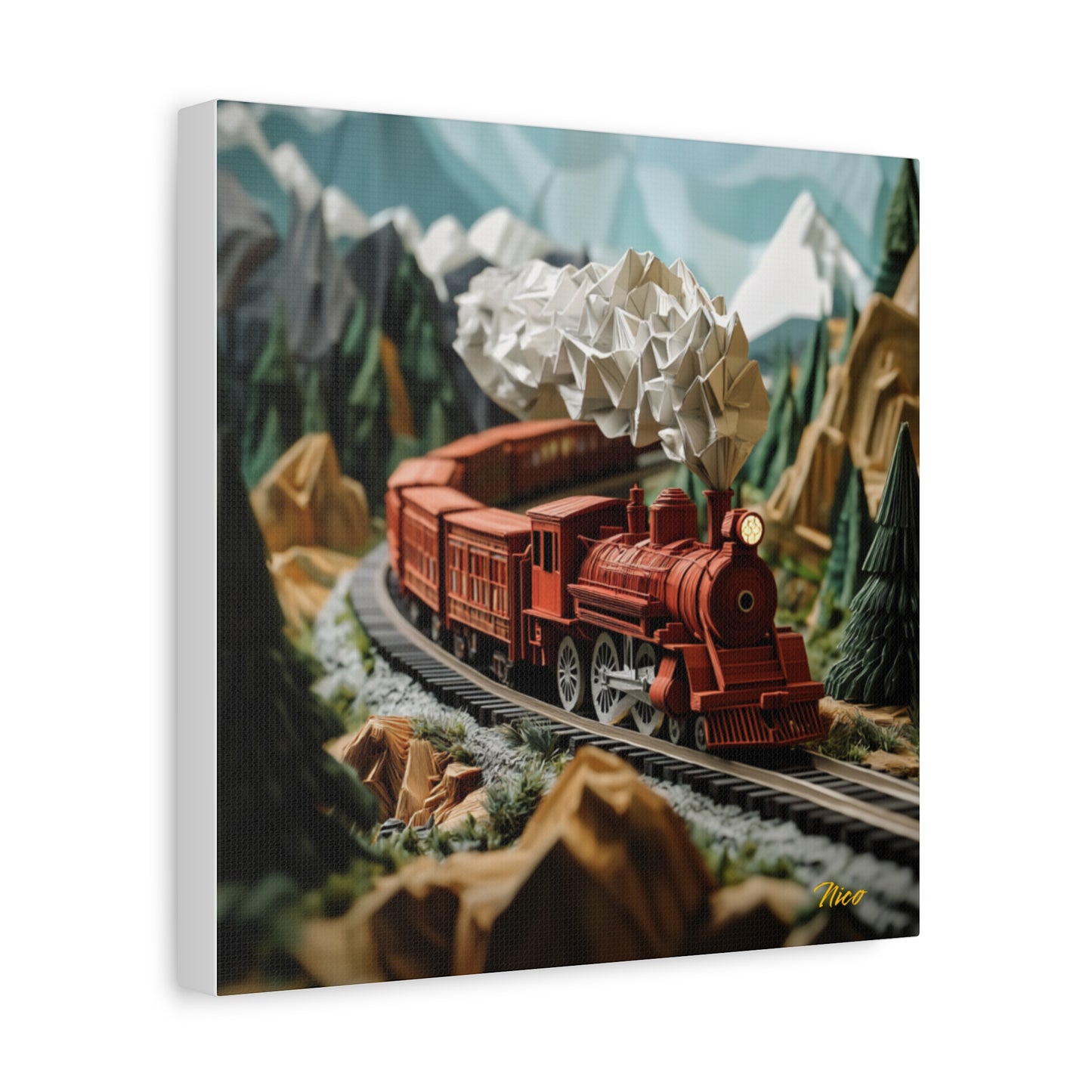 Orient Express Series Print #3 - Streched Matte Canvas Print, 1.25" Thick