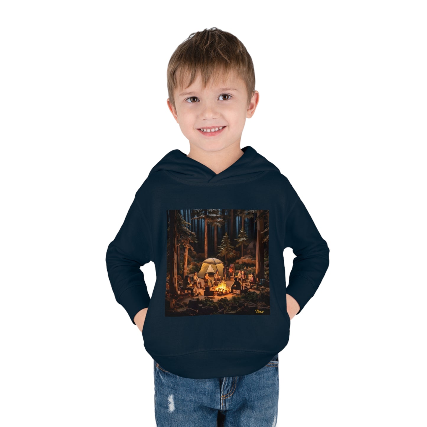 Under The Starry Skies Series Print #4 Toddler Pullover Fleece Hoodie