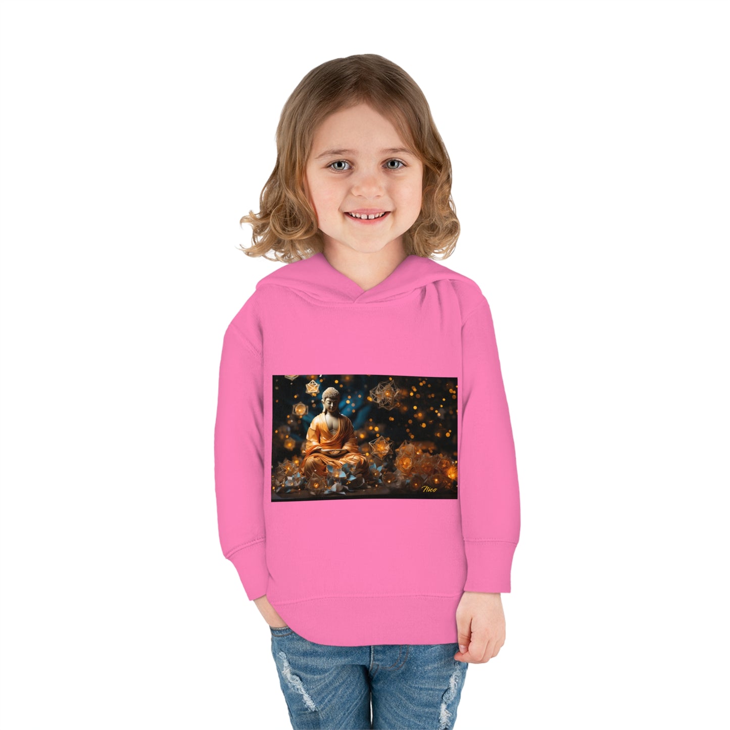 Ascending Buddah Series Print #8 Toddler Pullover Fleece Hoodie