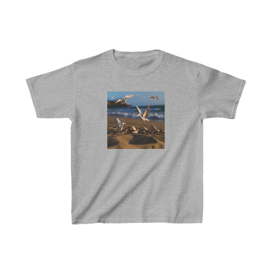 By The Seaside Series Print #7 Kids Heavy Cotton™ Tee