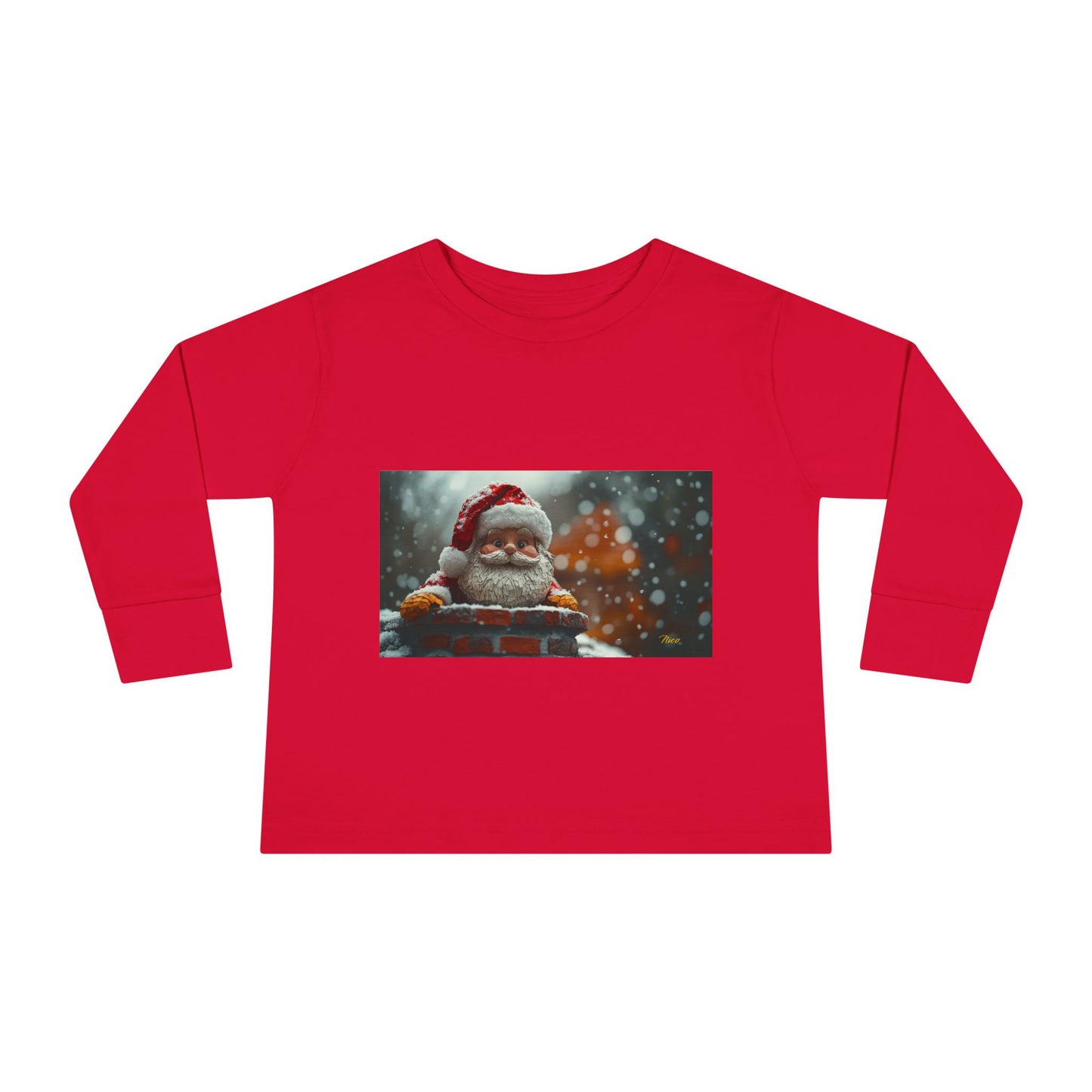 Chirstmas 2024 Series Print #6 Toddler Long Sleeve Tee