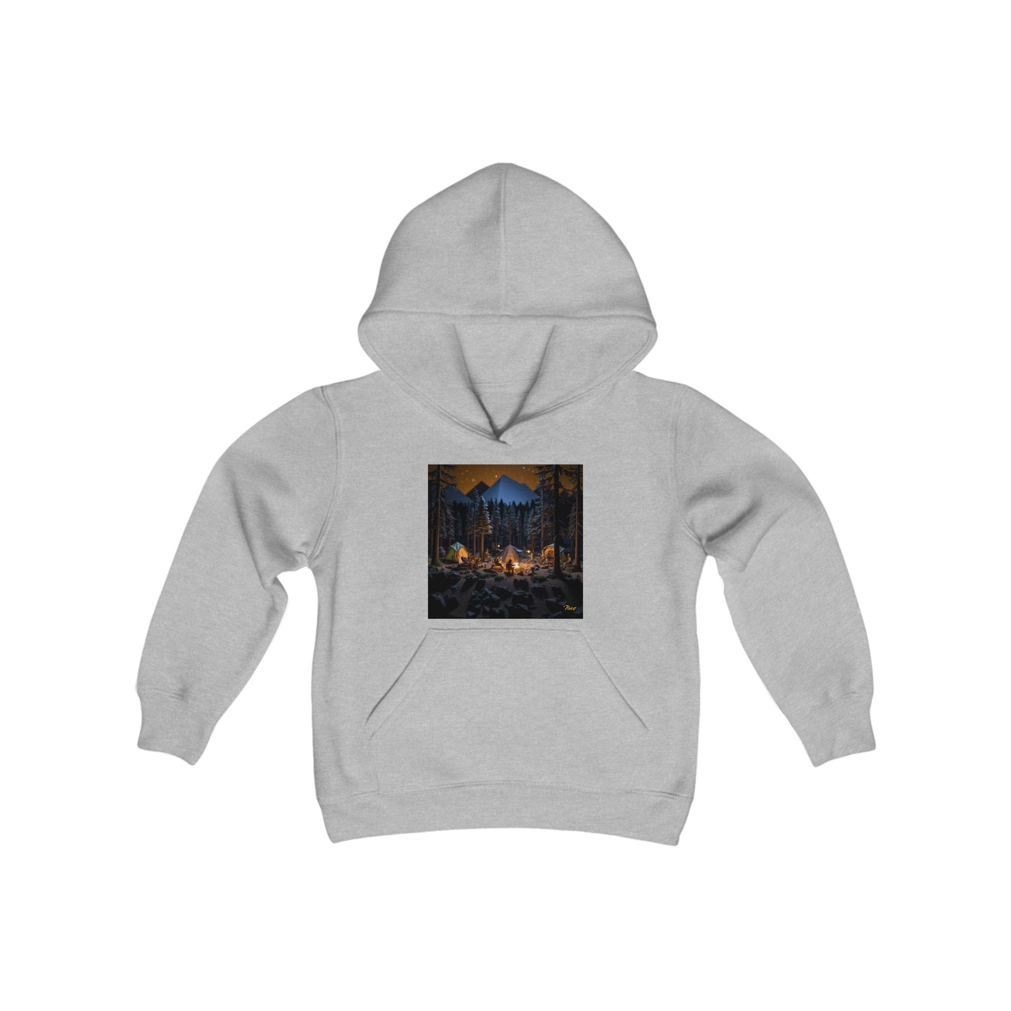 Under The Starry Skies Series Print #1 Youth Heavy Blend Hooded Sweatshirt