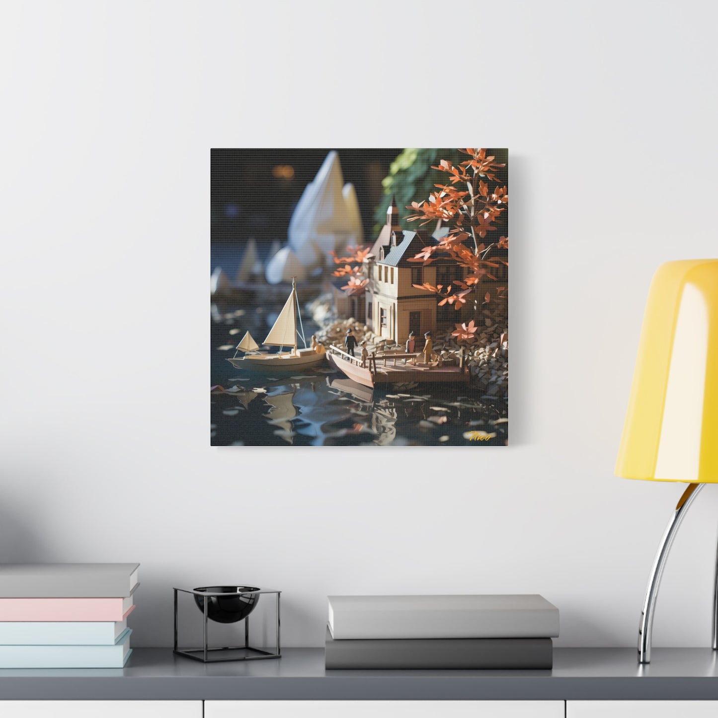 On The Docks By The Bay Series Print #9 - Streched Matte Canvas Print, 1.25" Thick