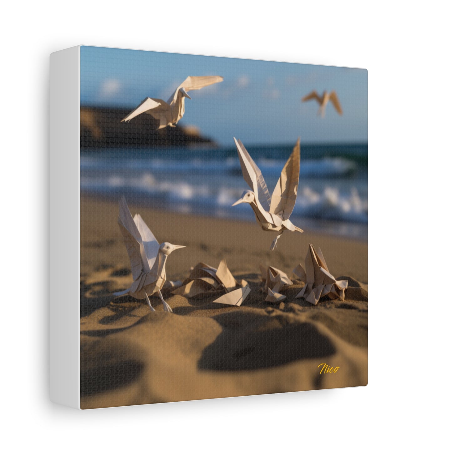 By The Seaside Series Print #7 - Streched Matte Canvas Print, 1.25" Thick