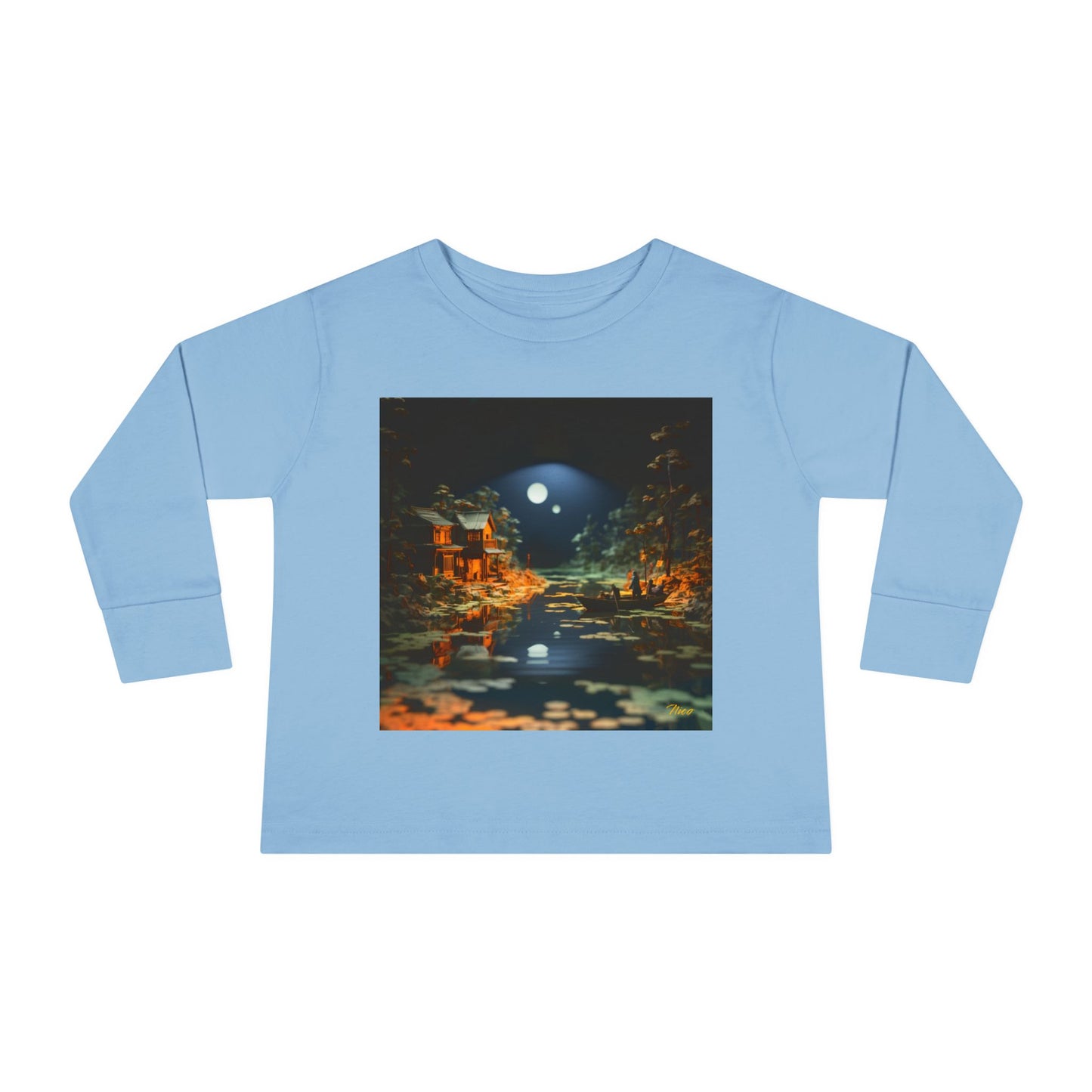 Born On A Bayou Series Print #3 Toddler Long Sleeve Tee