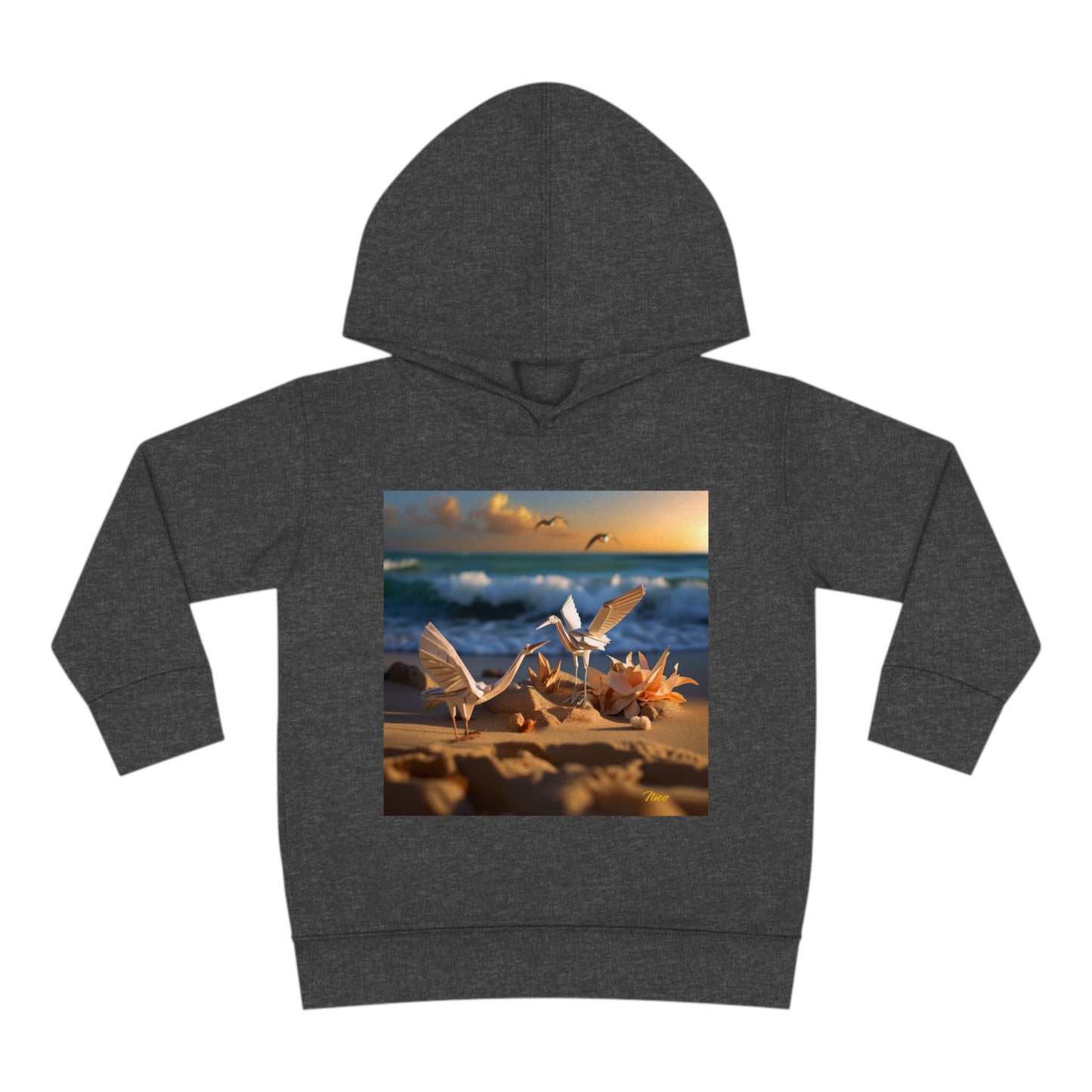 By The Seaside Series Print #3 Toddler Pullover Fleece Hoodie