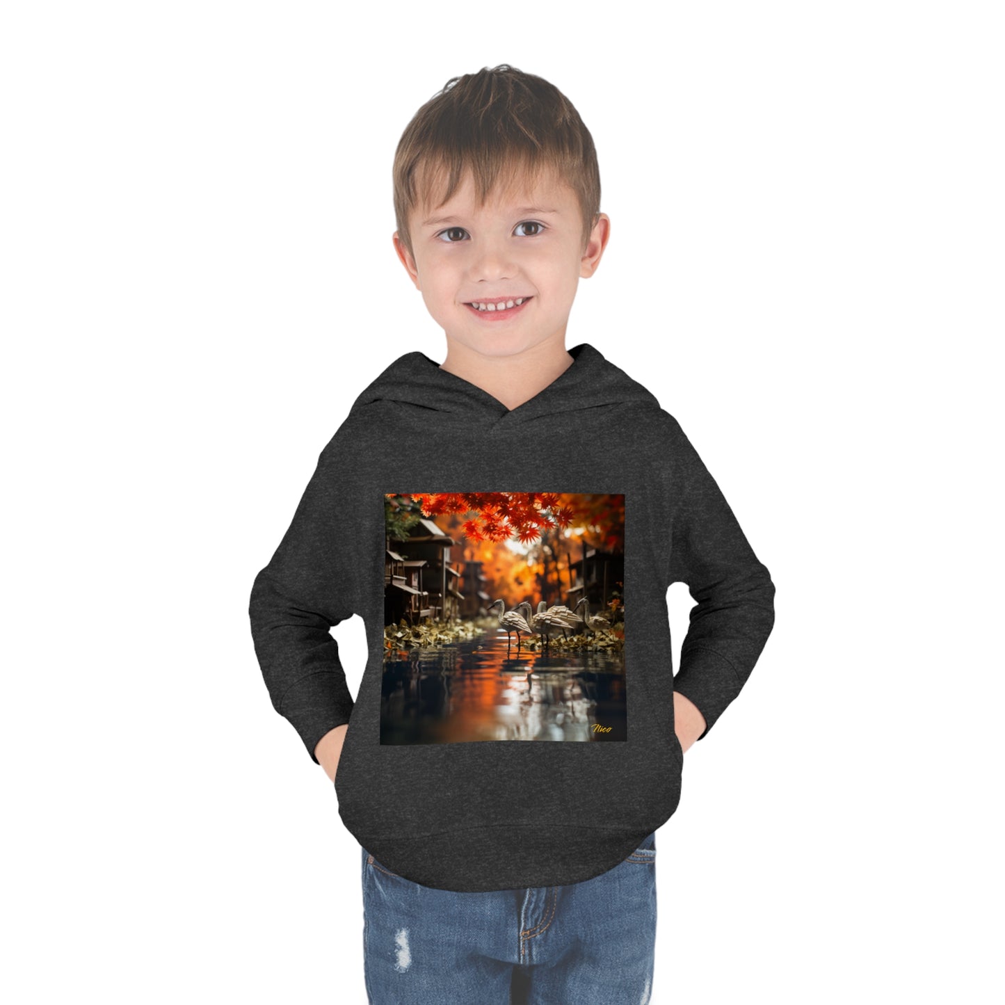 Born On A Bayou Series Print #8 Toddler Pullover Fleece Hoodie