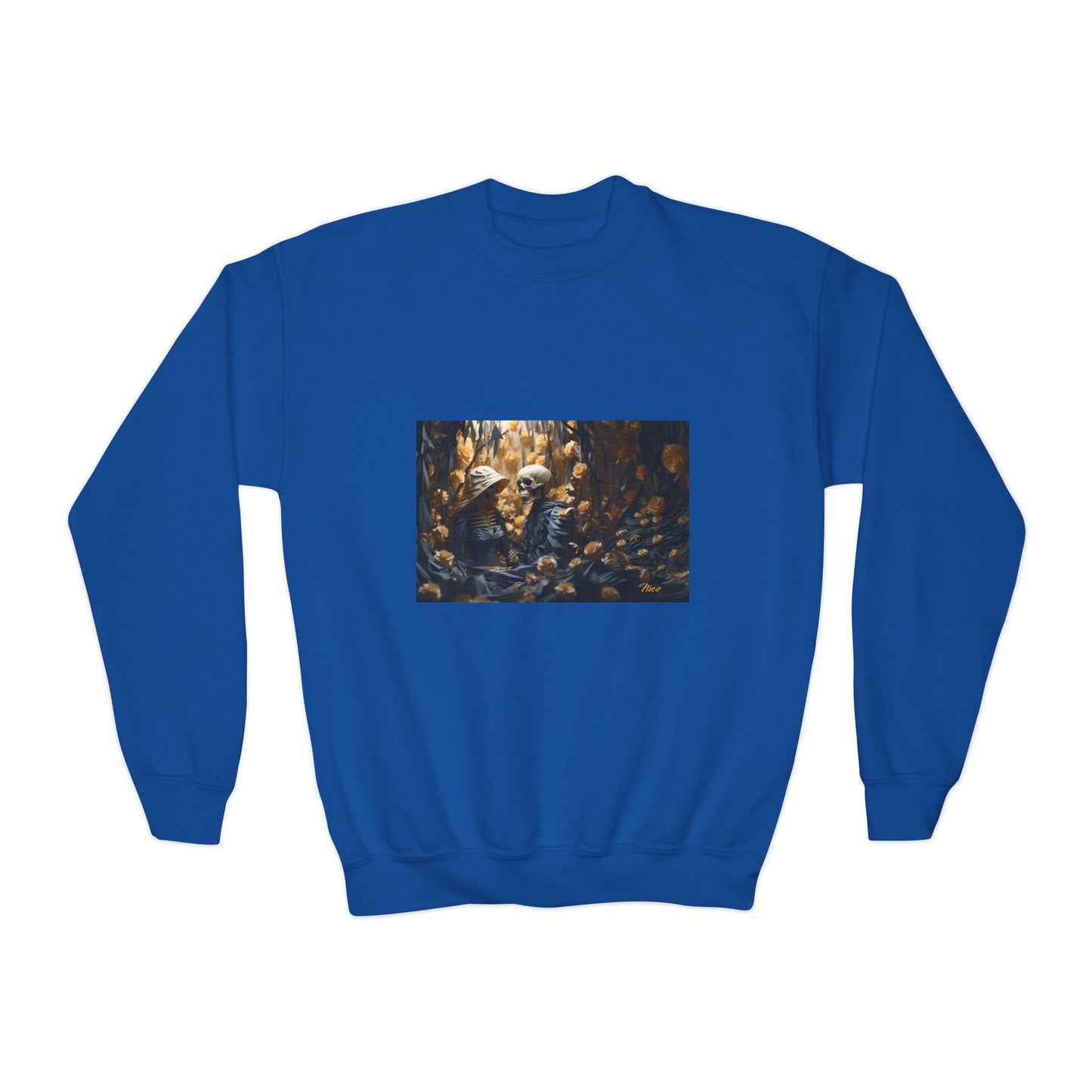 Halloween 2024 Series Print #4 Youth Crewneck Sweatshirt