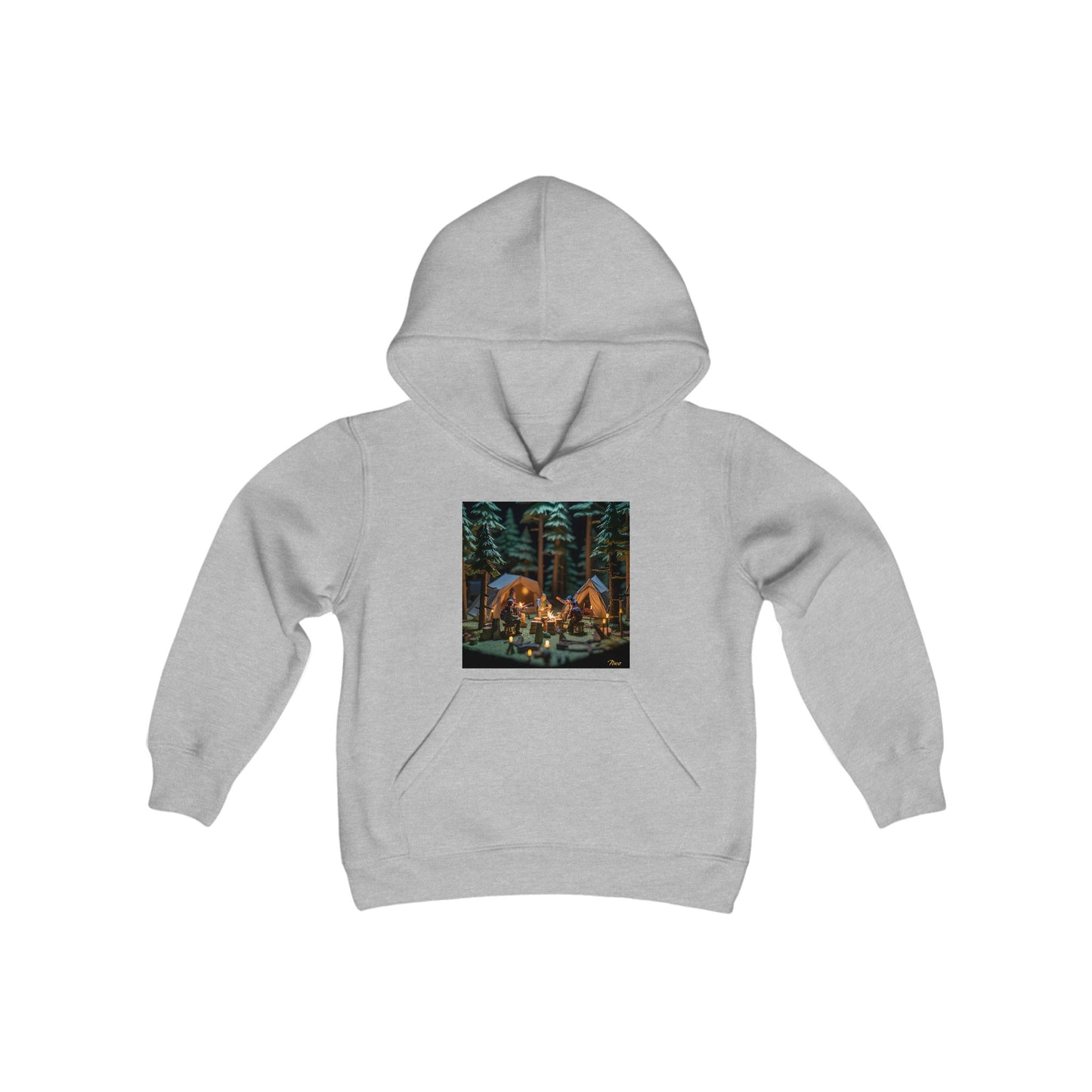 Under The Starry Skies Series Print #10 Youth Heavy Blend Hooded Sweatshirt