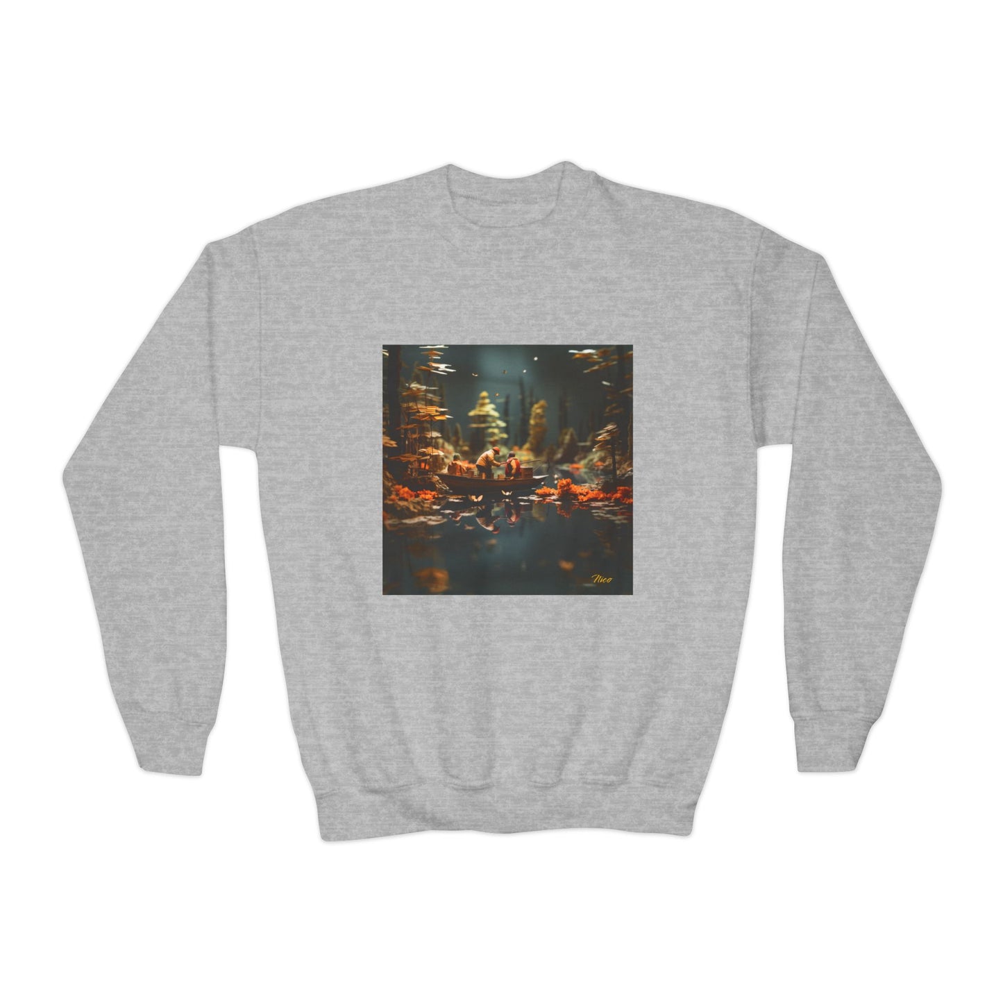 Born On A Bayou Series Print #10 Youth Crewneck Sweatshirt