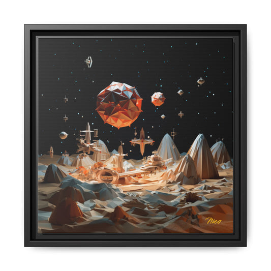 Elons' Dream Series Print #7 - Black Framed Canvas Print