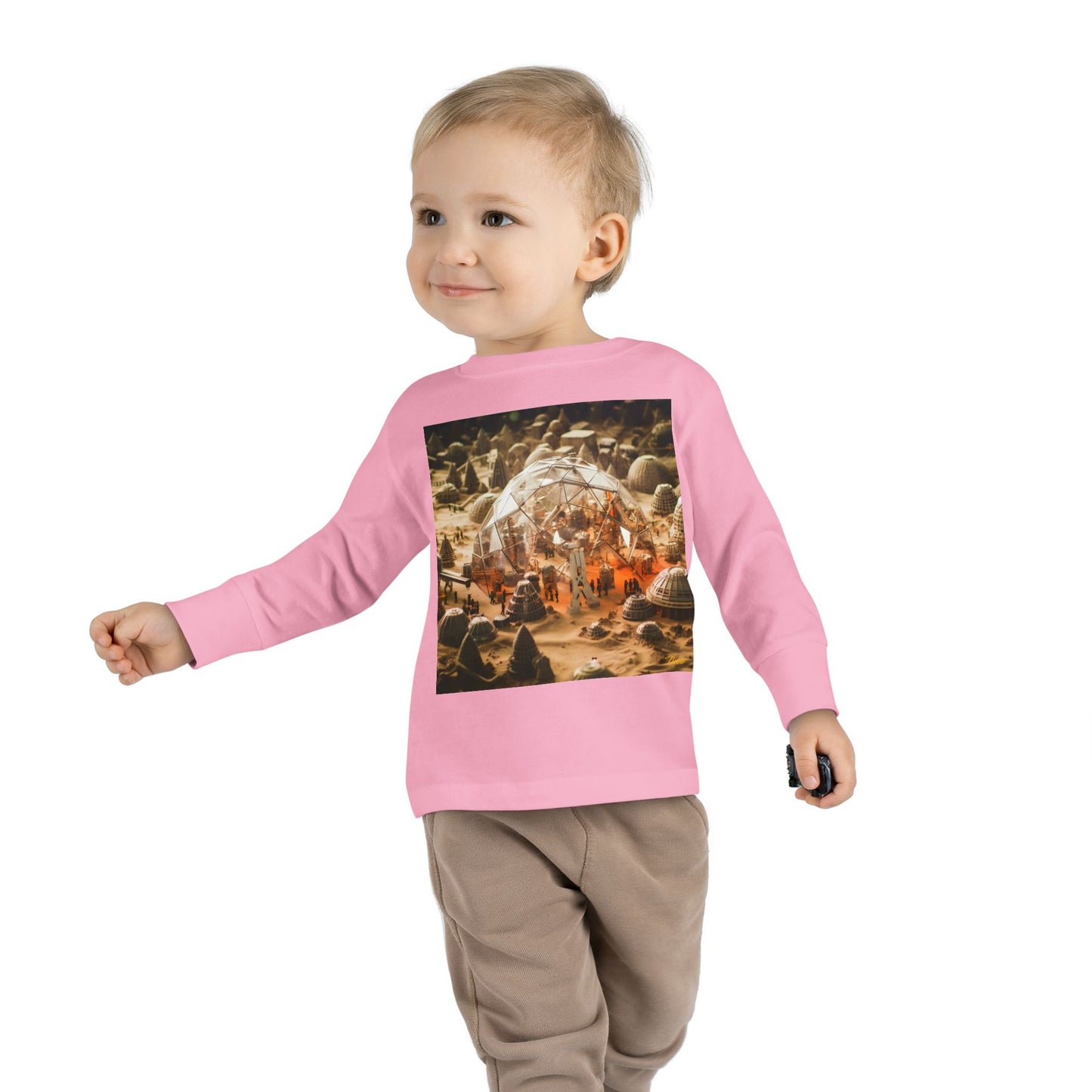 Elons' Dream Series Print #9 Toddler Long Sleeve Tee