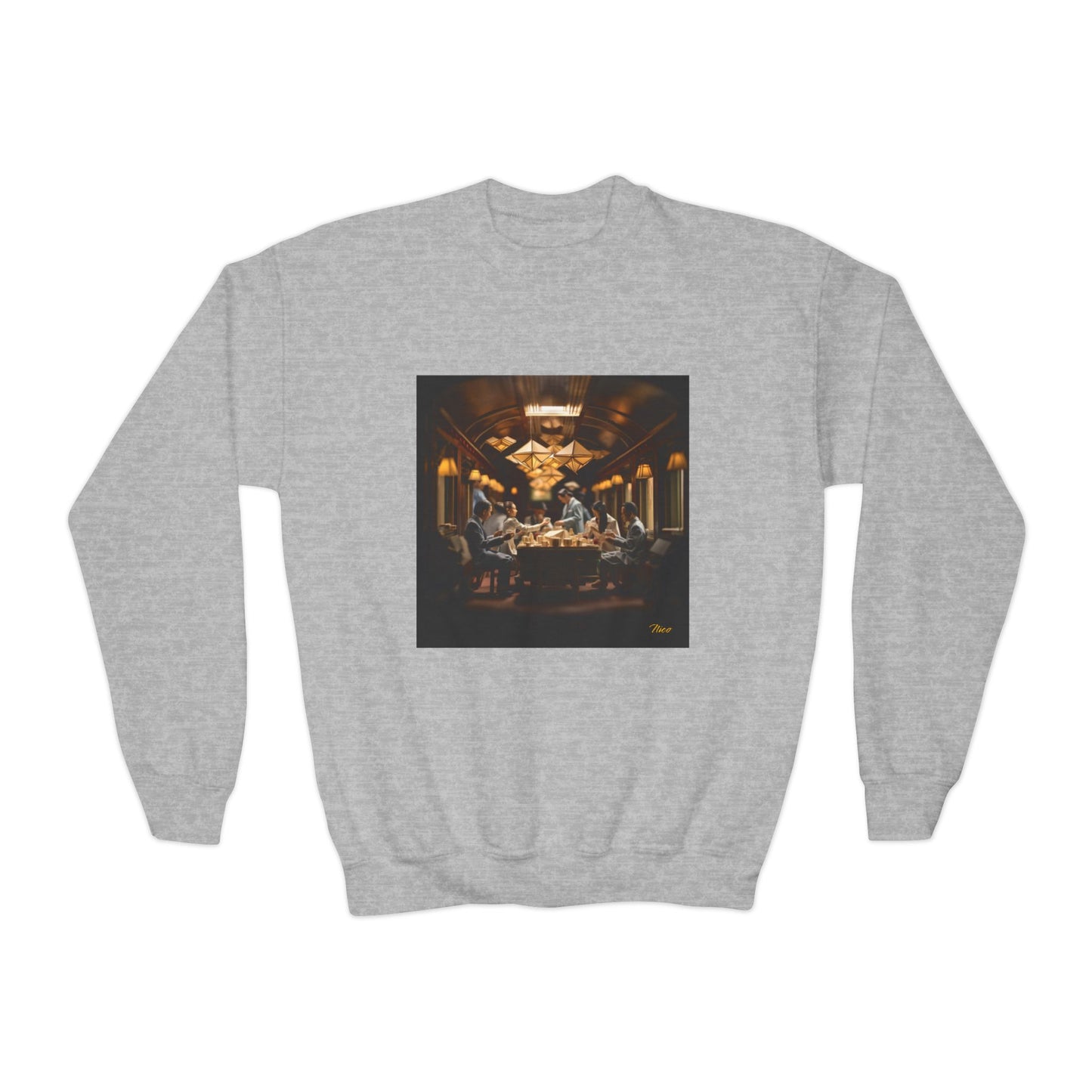 Orient Express Series Print #6 Youth Crewneck Sweatshirt