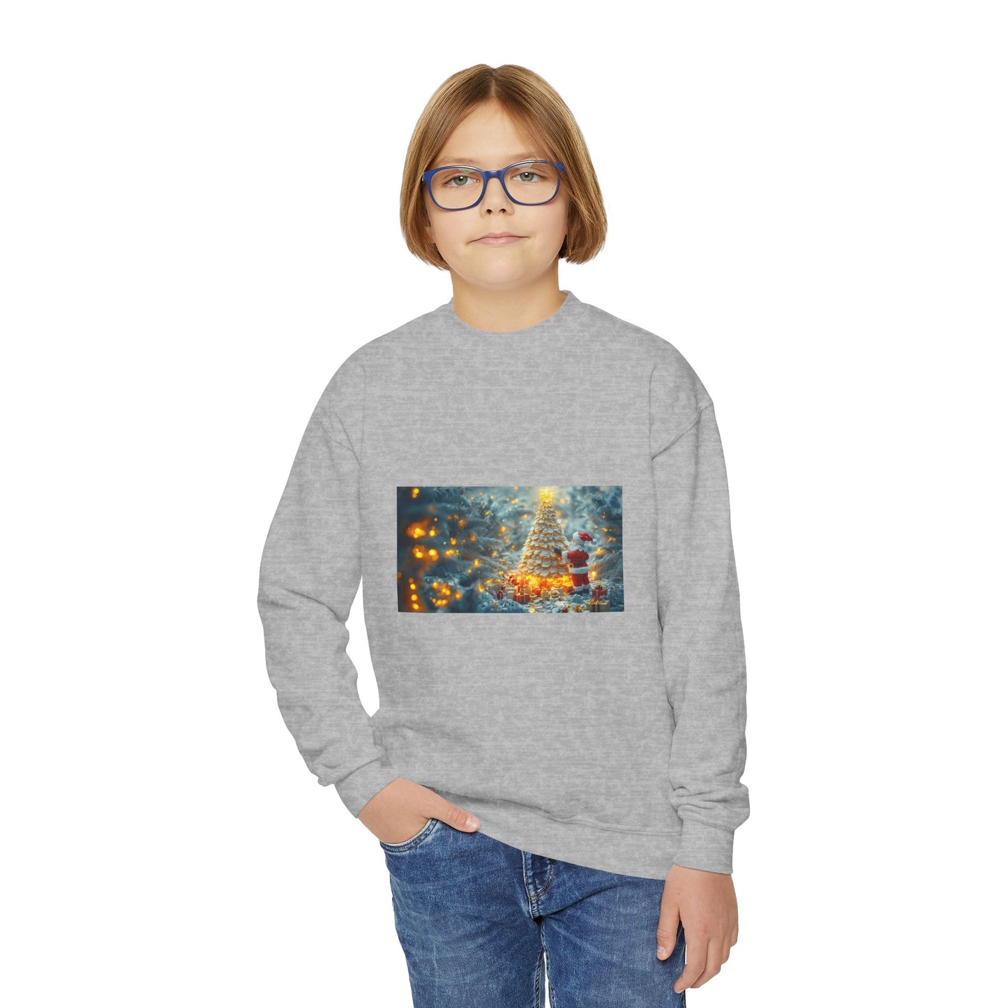 Chirstmas 2024 Series Print #10 Youth Crewneck Sweatshirt