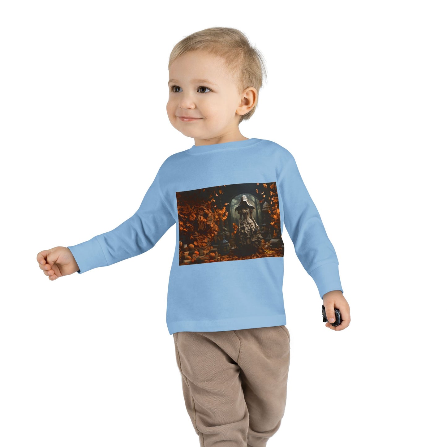 Halloween 2024 Series Print #7 Toddler Long Sleeve Tee