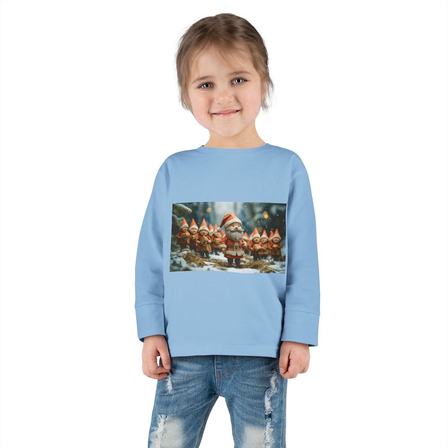 Chirstmas 2024 Series Print #4 Toddler Long Sleeve Tee