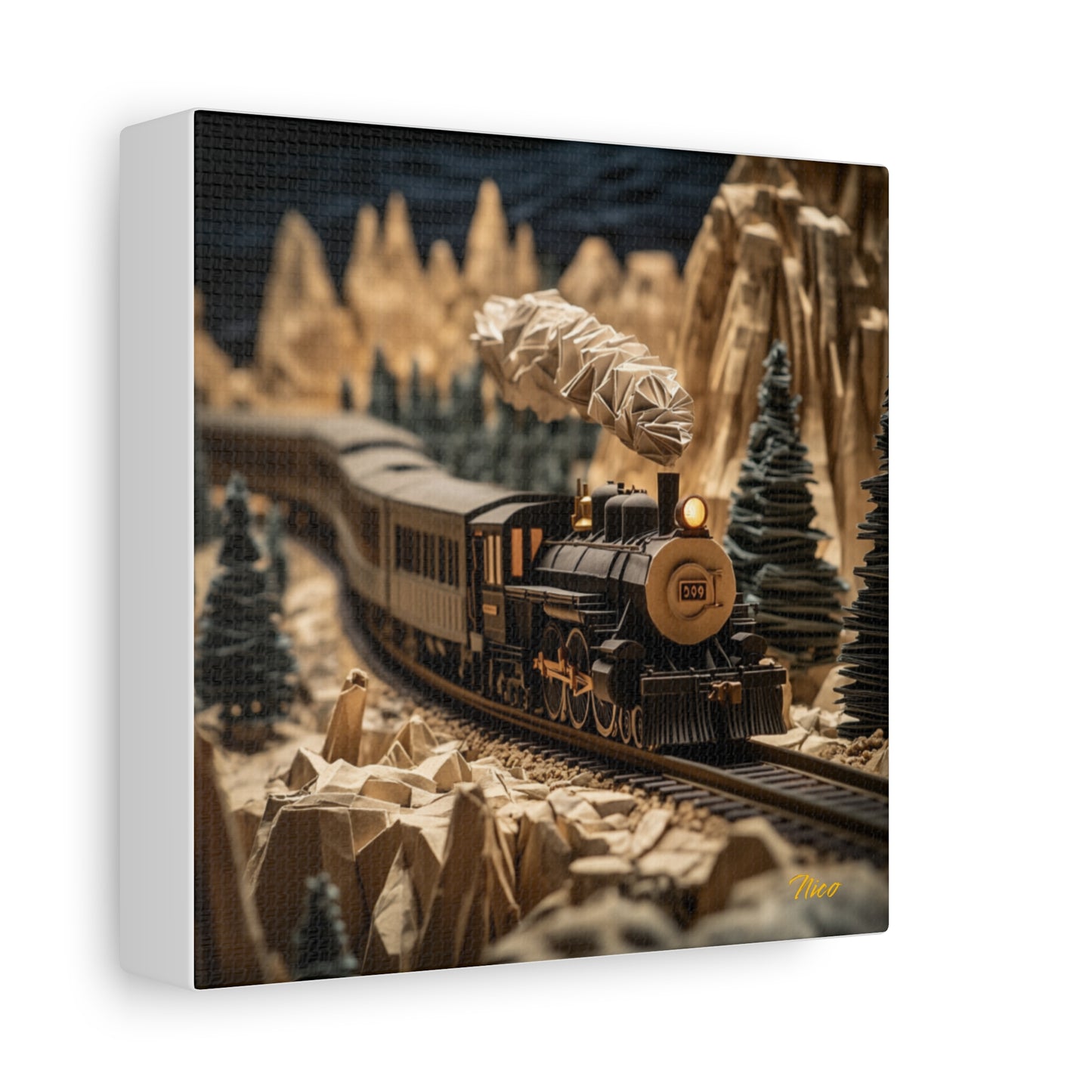 Orient Express Series Print #1 - Streched Matte Canvas Print, 1.25" Thick