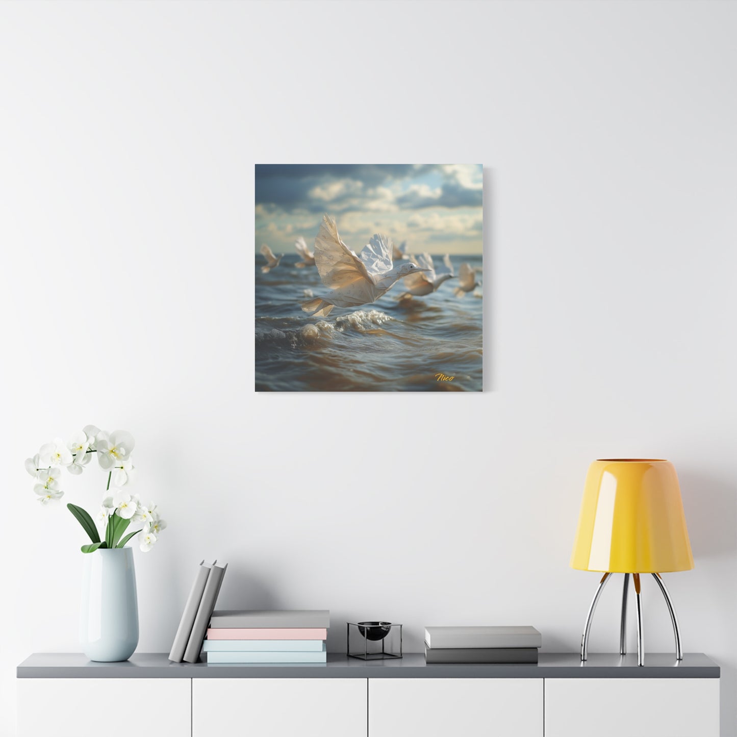 By The Seaside Series Print #8 - Streched Matte Canvas Print, 1.25" Thick