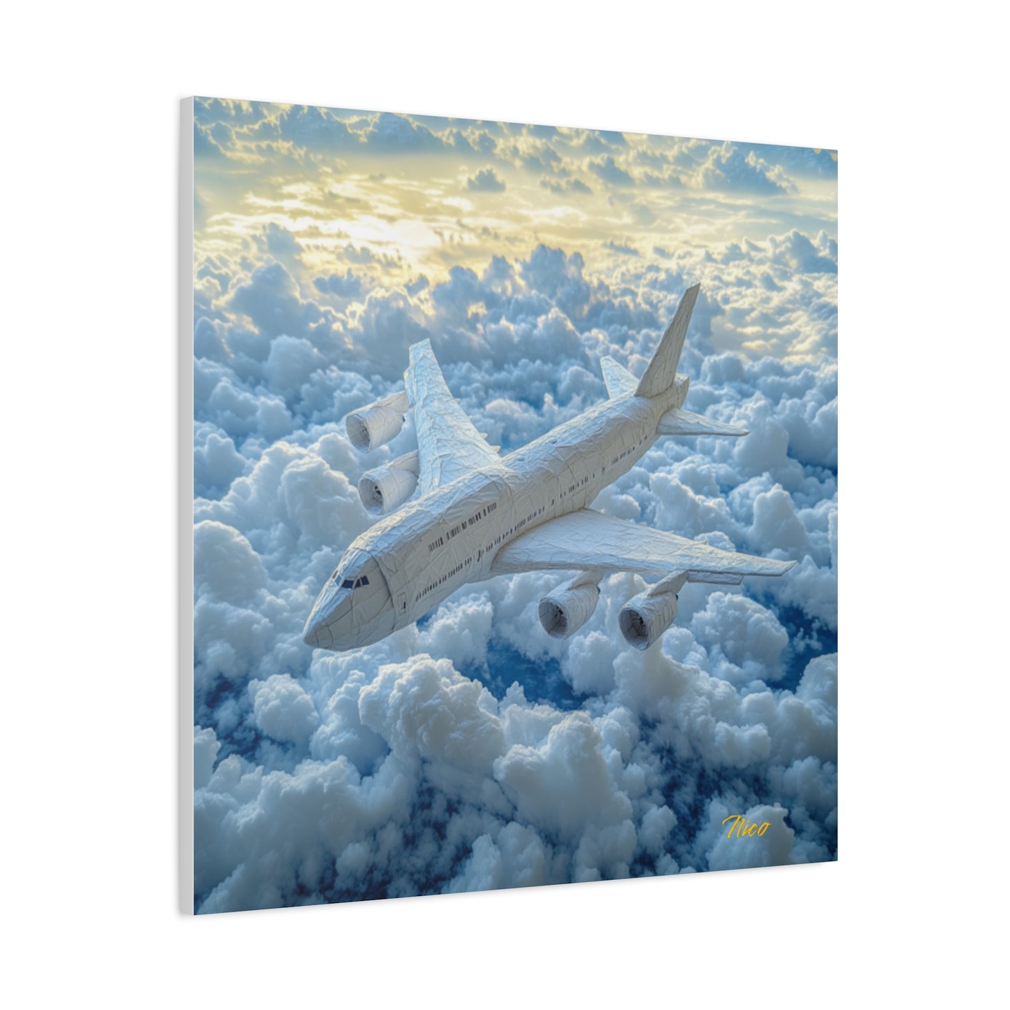 Frequent Flyer Miles Series Print #10 - Streched Matte Canvas Print, 1.25" Thick