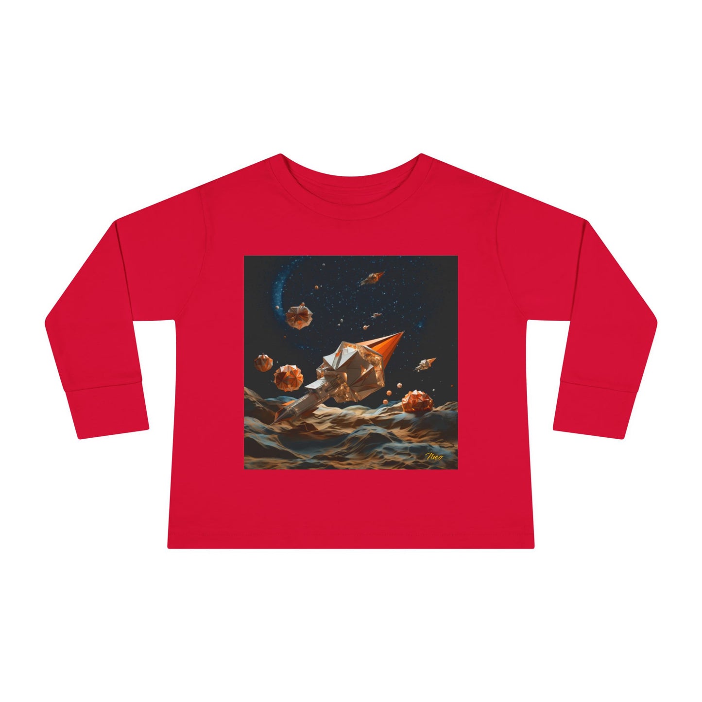 Elons' Dream Series Print #3 Toddler Long Sleeve Tee