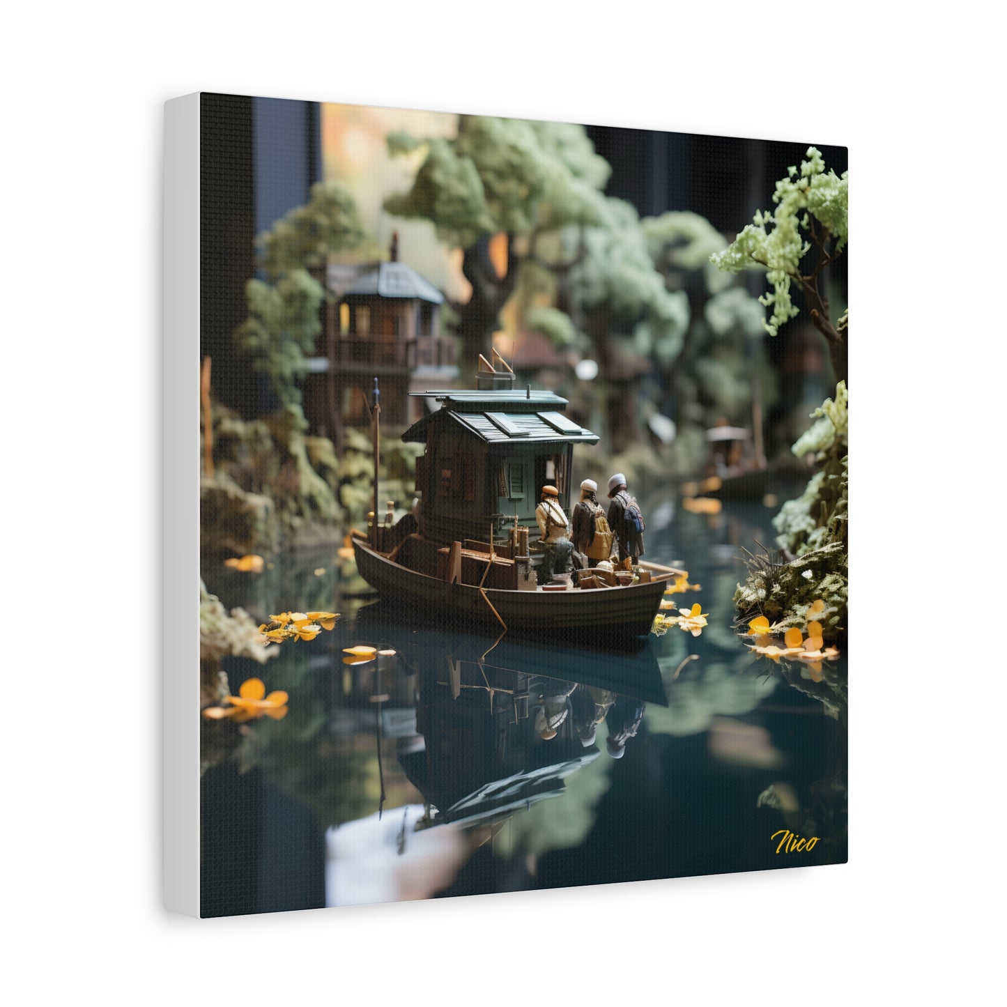 Born On A Bayou Print #2 - Streached Matte Canvas Print, 1.25" Thick