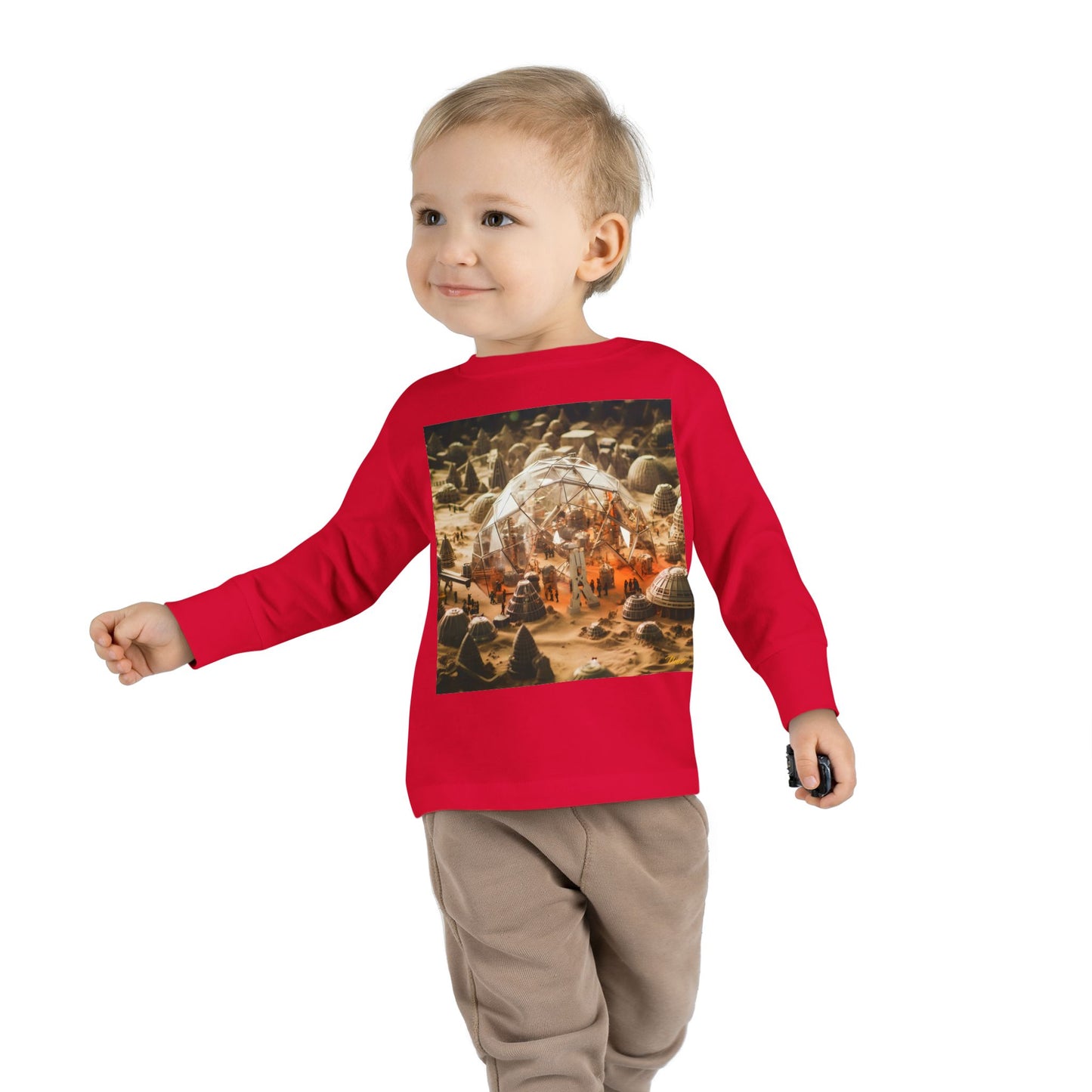 Elons' Dream Series Print #9 Toddler Long Sleeve Tee