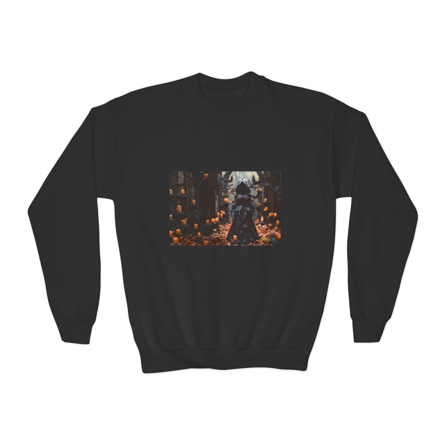 Halloween 2024 Series Print #5 Youth Crewneck Sweatshirt