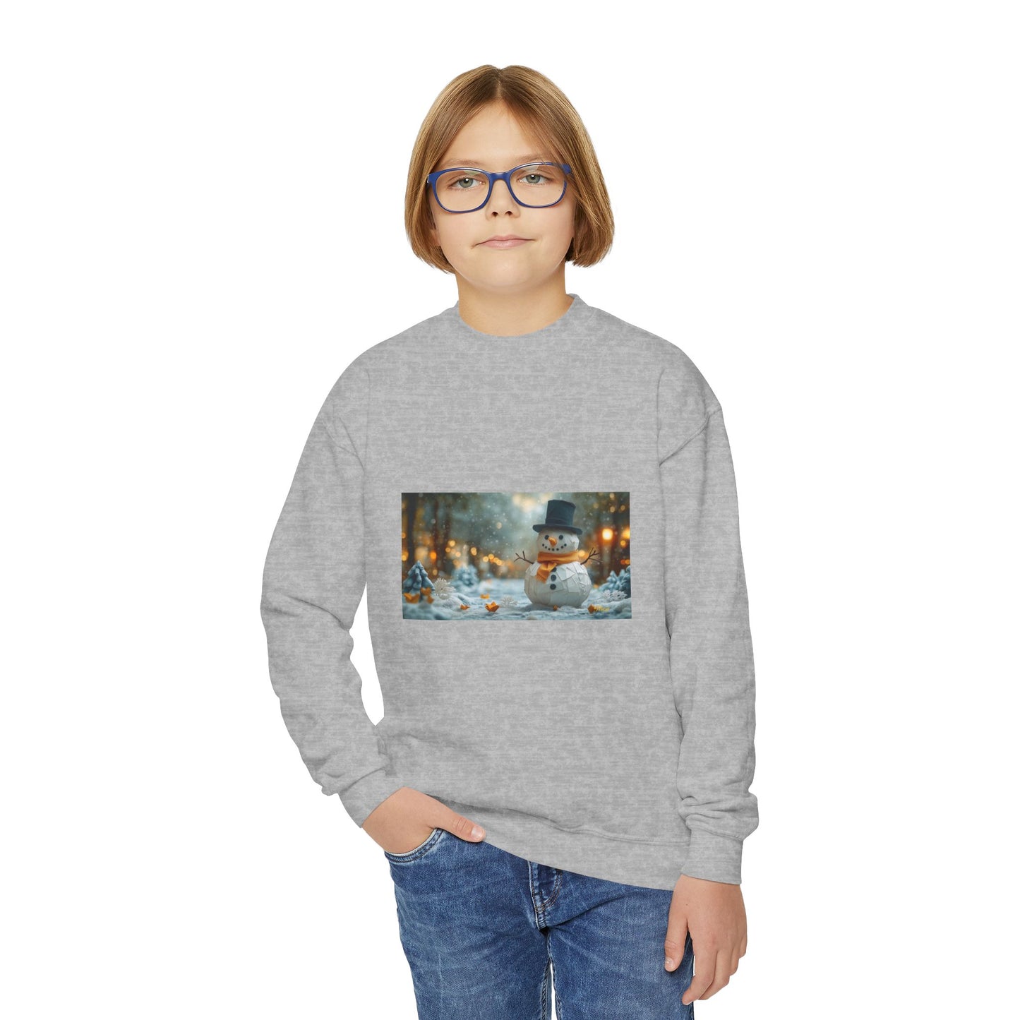 Chirstmas 2024 Series Print #11 Youth Crewneck Sweatshirt