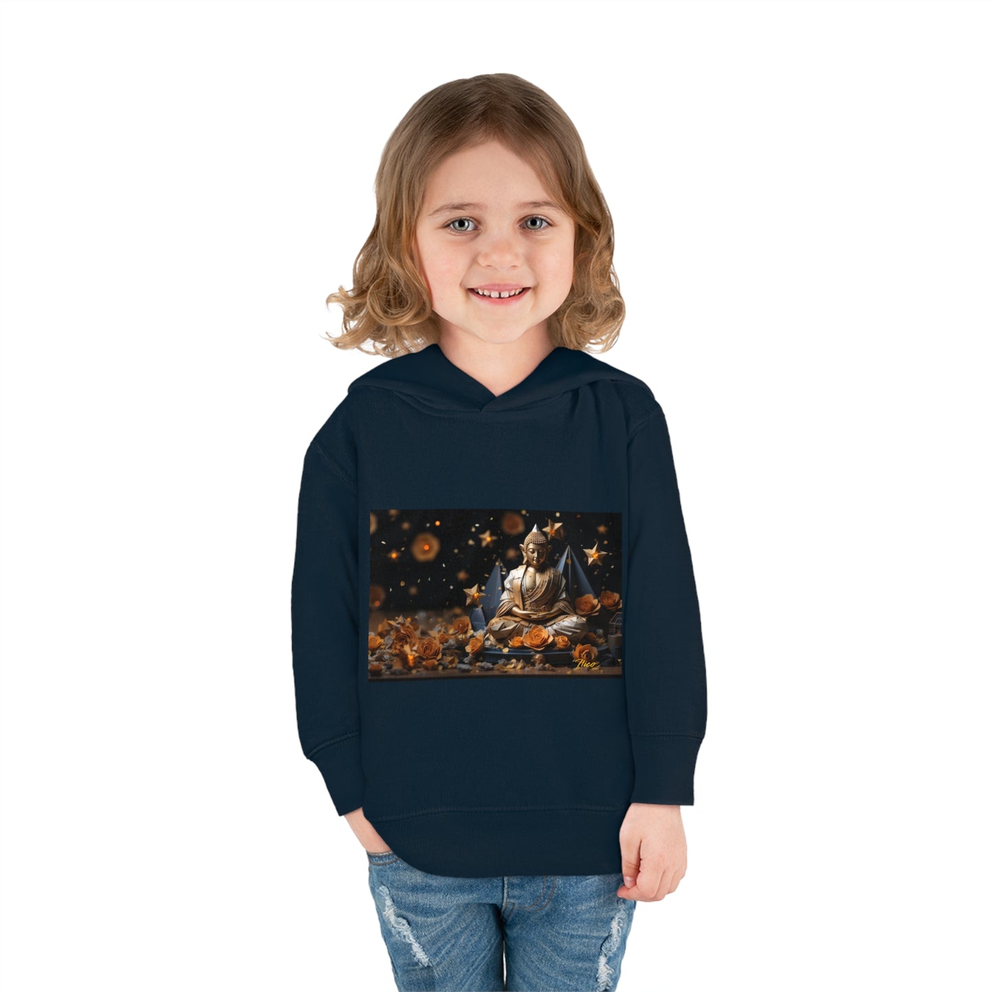 Ascending Buddah Series Print #5 Toddler Pullover Fleece Hoodie