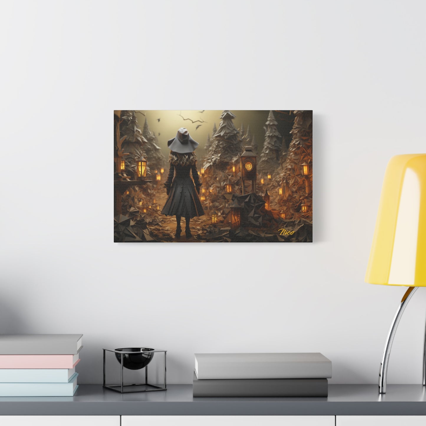 Halloween 2023 Series Print #3 - Streched Matte Canvas Print, 1.25" Thick