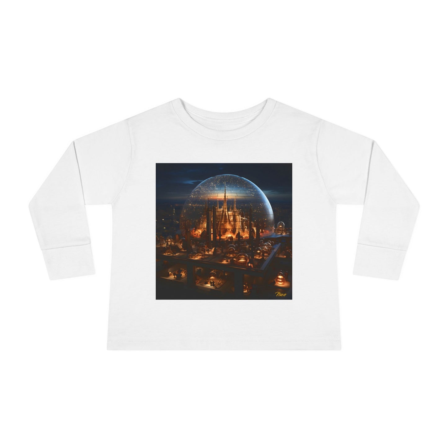 Elons' Dream Series Print #10 Toddler Long Sleeve Tee