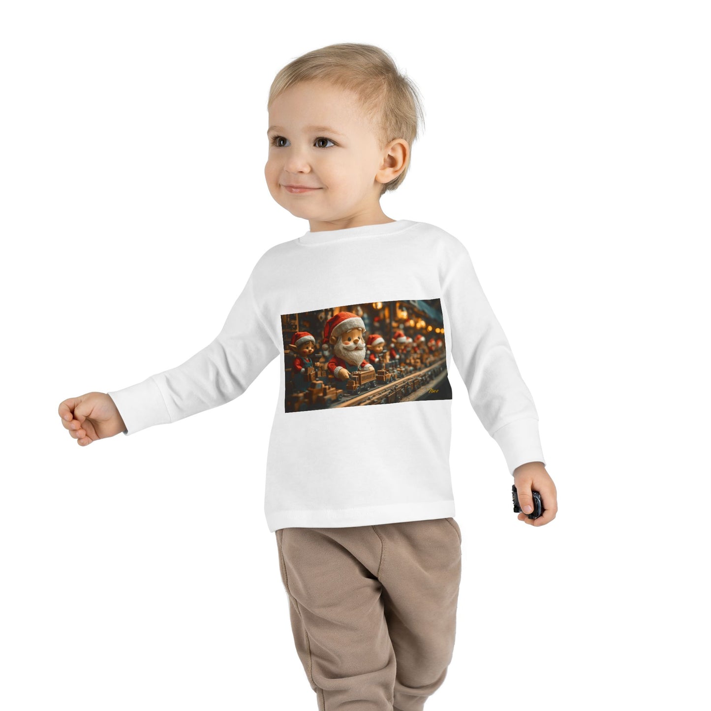 Chirstmas 2024 Series Print #3 Toddler Long Sleeve Tee