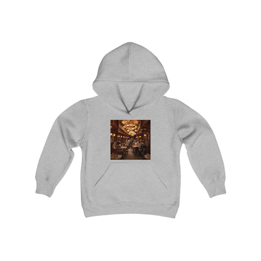 Orient Express Series Print #8 Youth Heavy Blend Hooded Sweatshirt