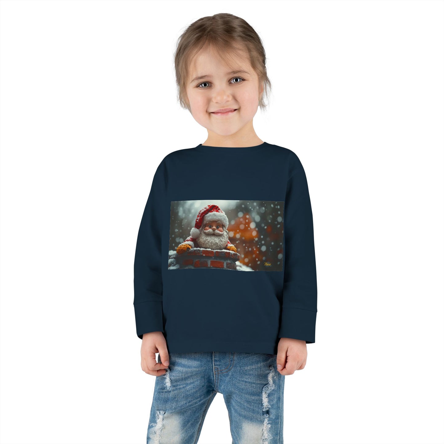 Chirstmas 2024 Series Print #6 Toddler Long Sleeve Tee