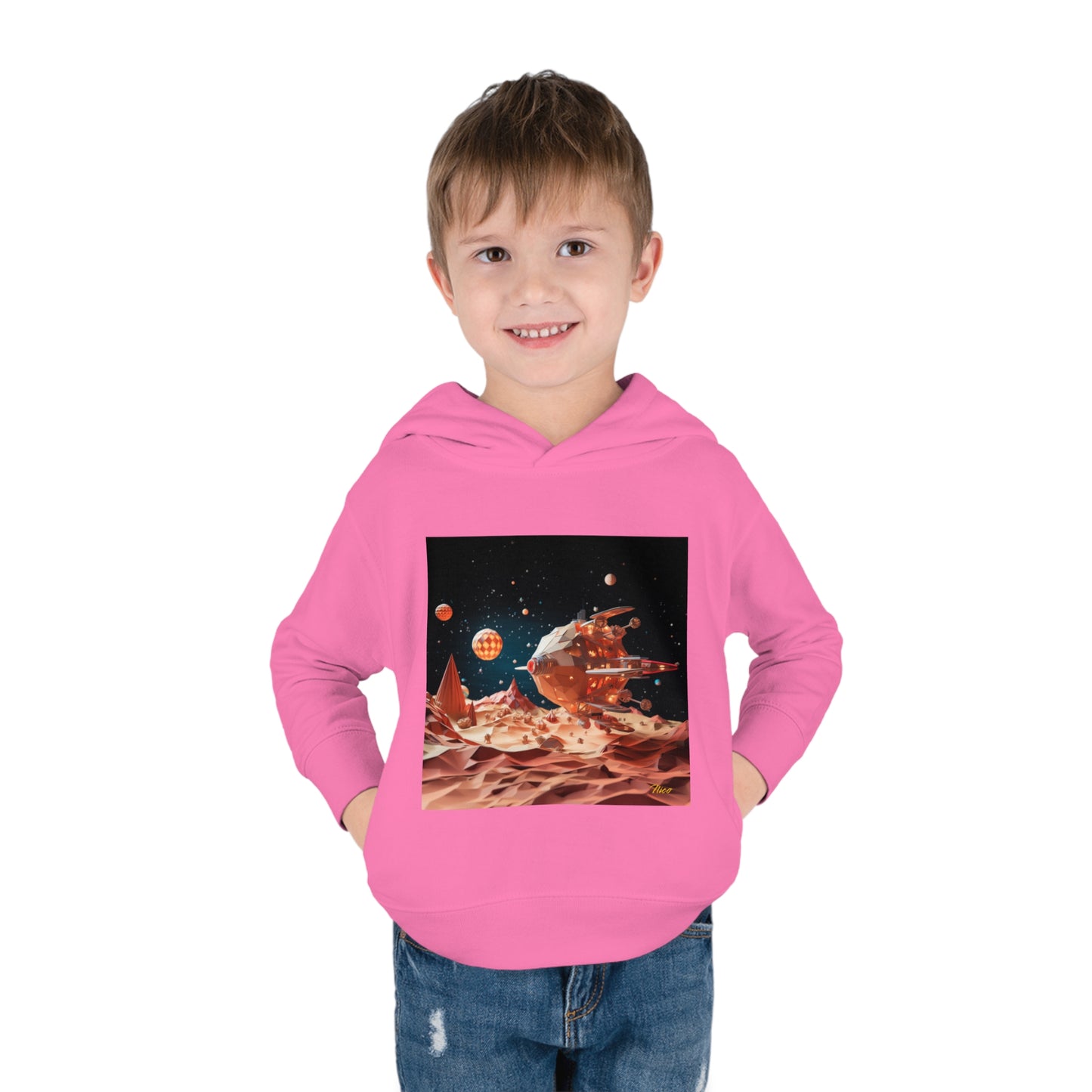 Elons' Dream Series Print #5 Toddler Pullover Fleece Hoodie