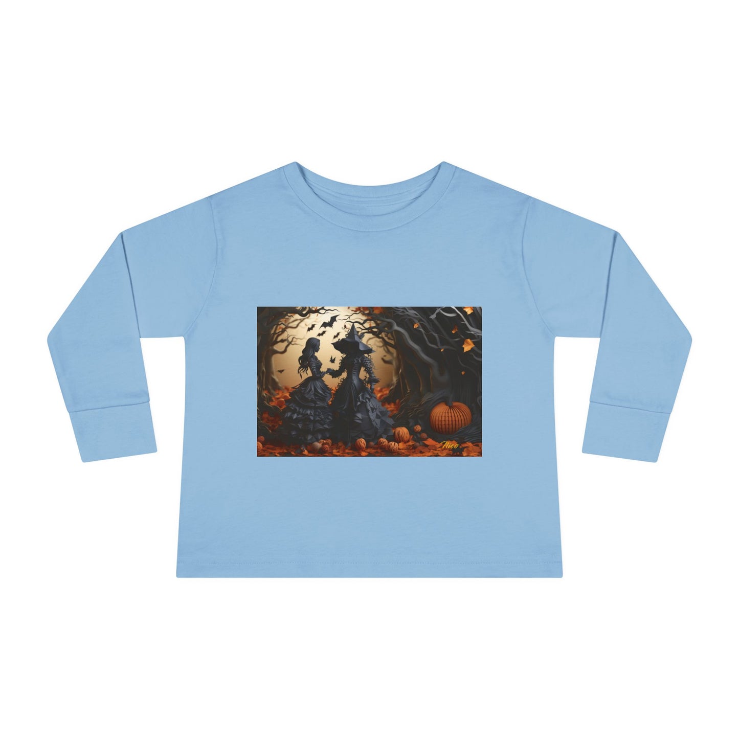 Halloween 2024 Series Print #9 Toddler Long Sleeve Tee