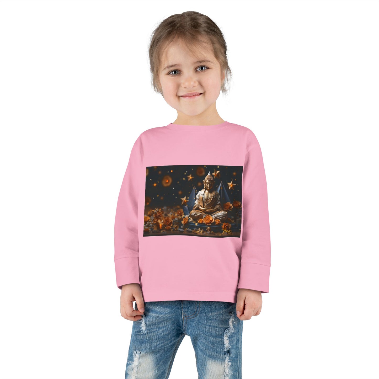 Ascending Buddha Series Print #5 Toddler Long Sleeve Tee