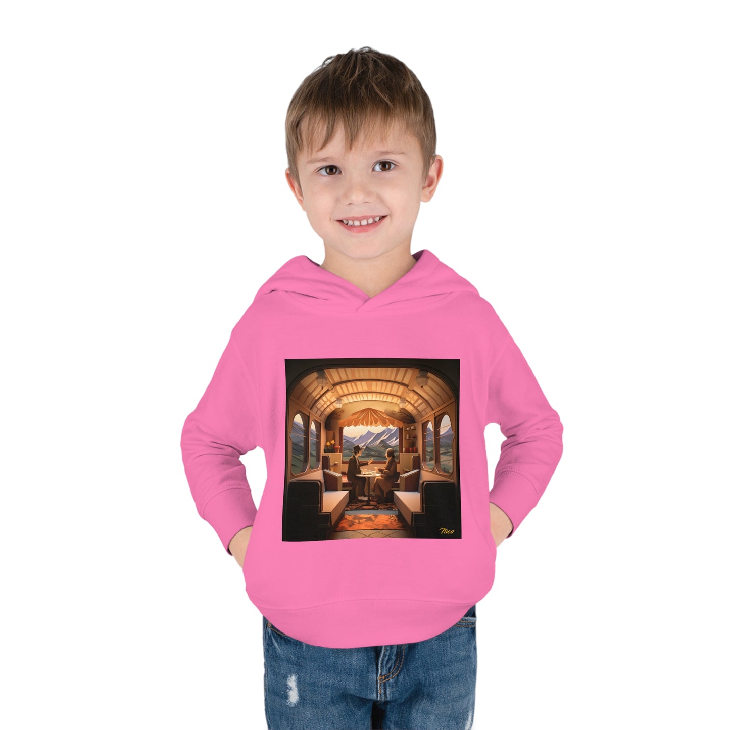 Orient Express Series Print #10 Toddler Pullover Fleece Hoodie