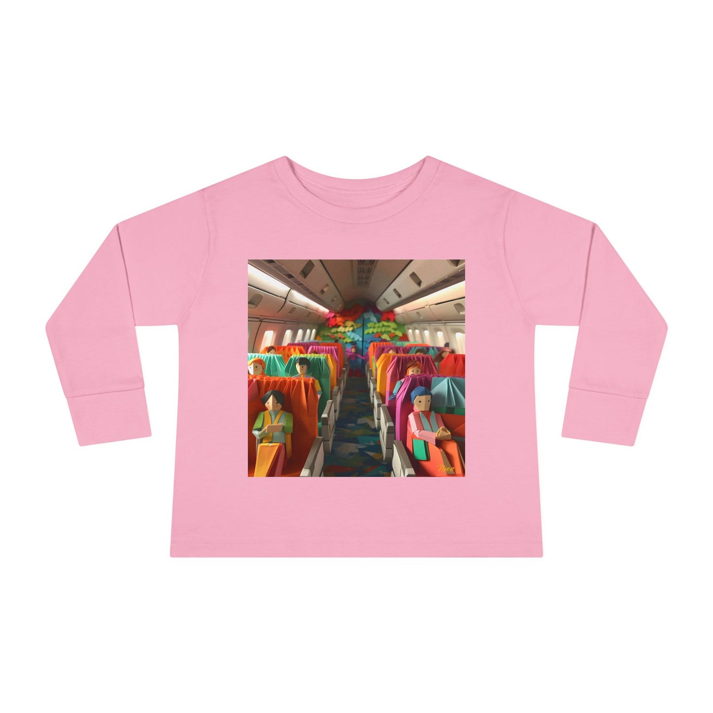 Big Ol' Jet Airliner Series Print #2 Toddler Long Sleeve Tee