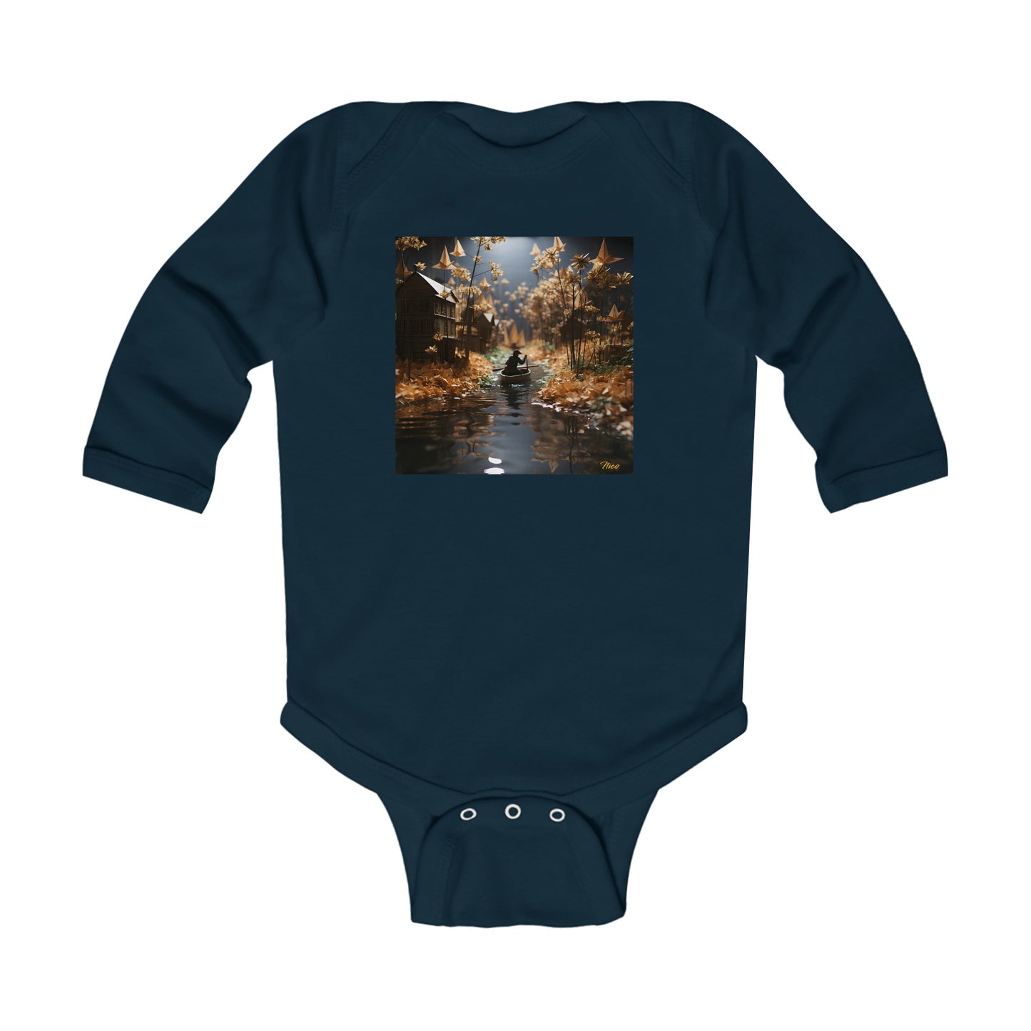 Born On A Bayou Series Print #5 Infant Long Sleeve Bodysuit