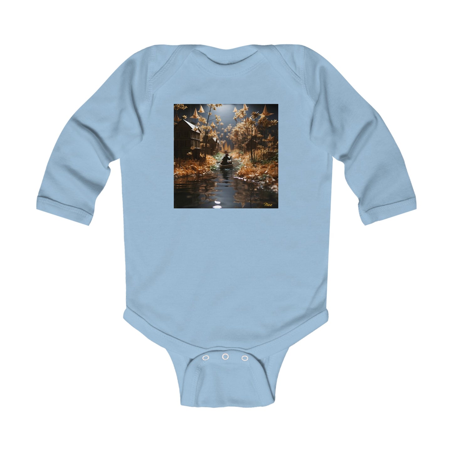 Born On A Bayou Series Print #5 Infant Long Sleeve Bodysuit