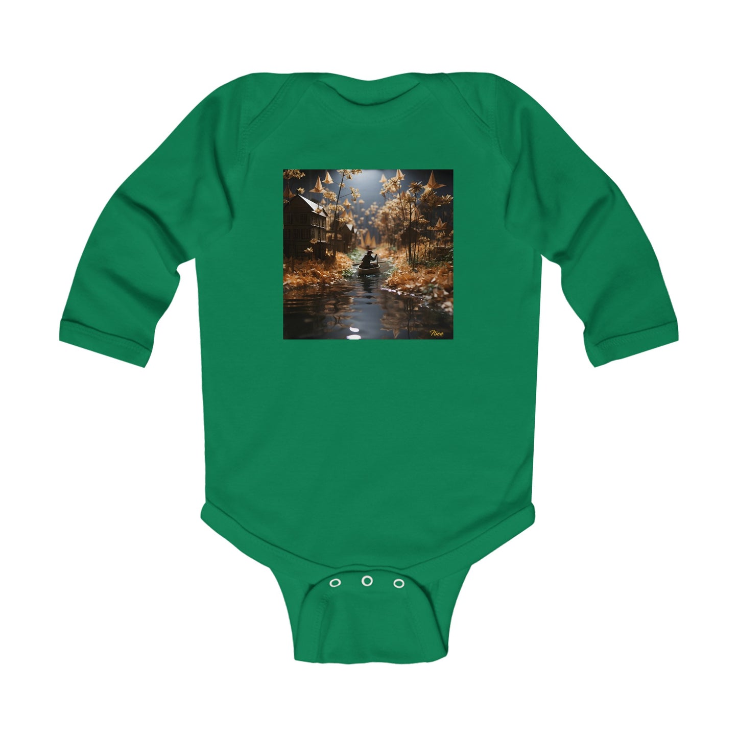 Born On A Bayou Series Print #5 Infant Long Sleeve Bodysuit