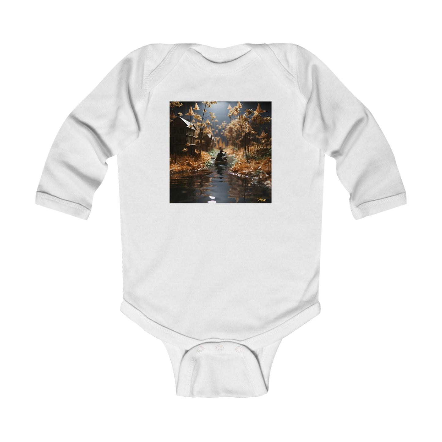 Born On A Bayou Series Print #5 Infant Long Sleeve Bodysuit