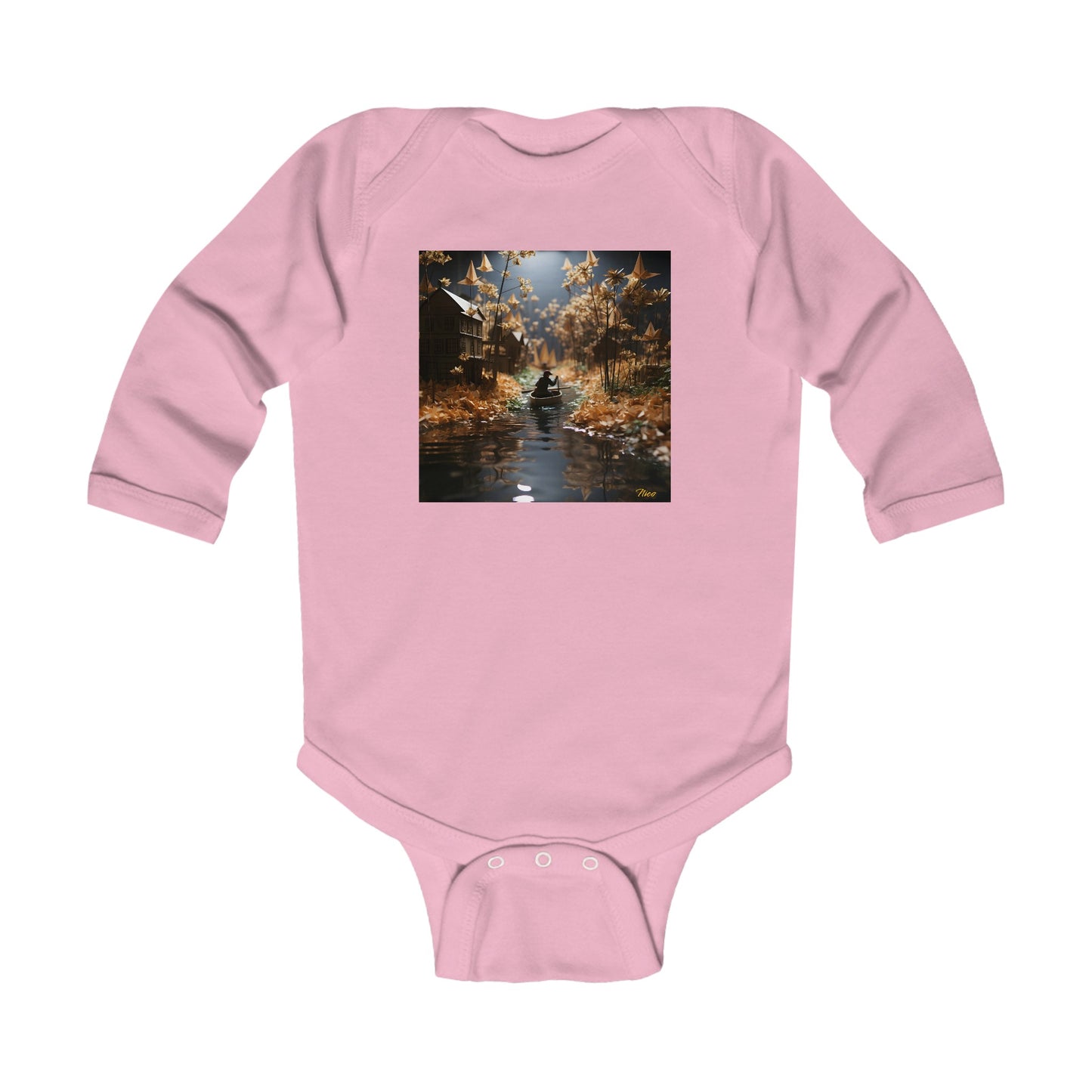 Born On A Bayou Series Print #5 Infant Long Sleeve Bodysuit