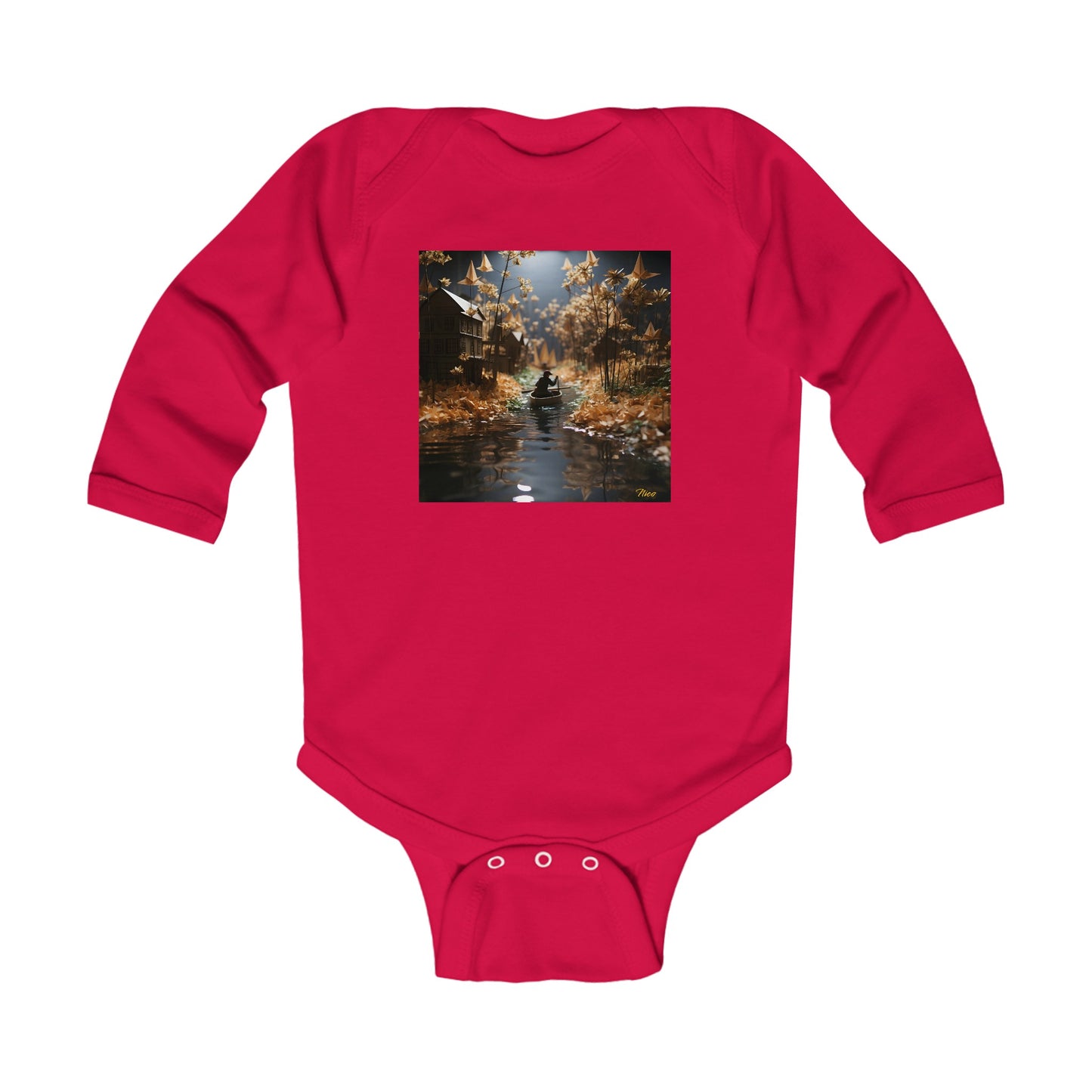 Born On A Bayou Series Print #5 Infant Long Sleeve Bodysuit