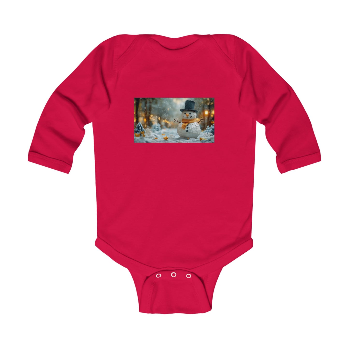 Chirstmas 2024 Series Print #11 Infant Long Sleeve Bodysuit