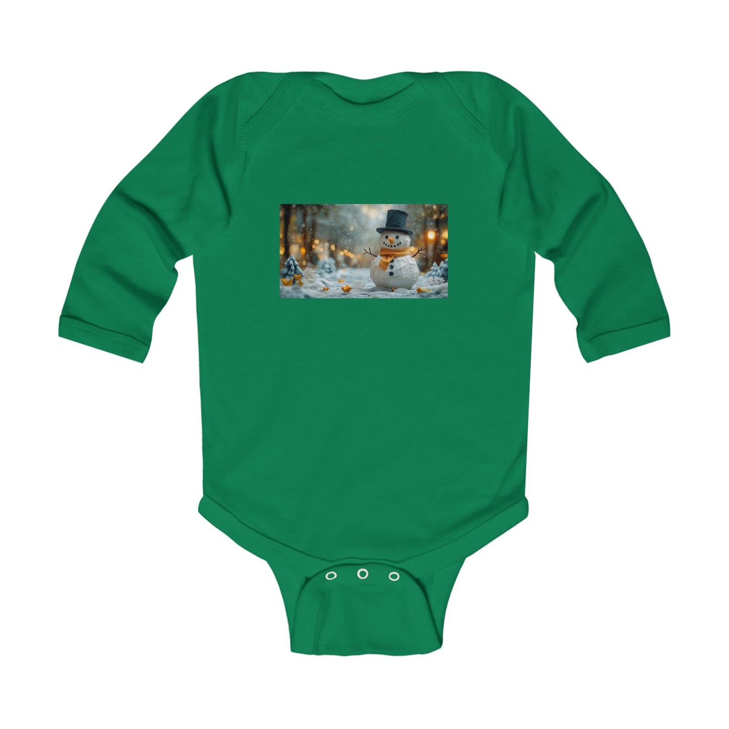 Chirstmas 2024 Series Print #11 Infant Long Sleeve Bodysuit