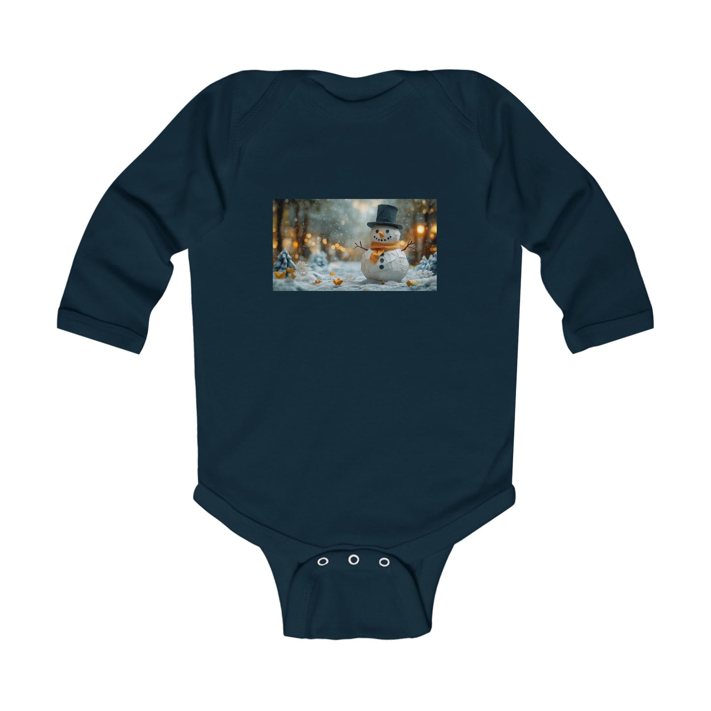 Chirstmas 2024 Series Print #11 Infant Long Sleeve Bodysuit