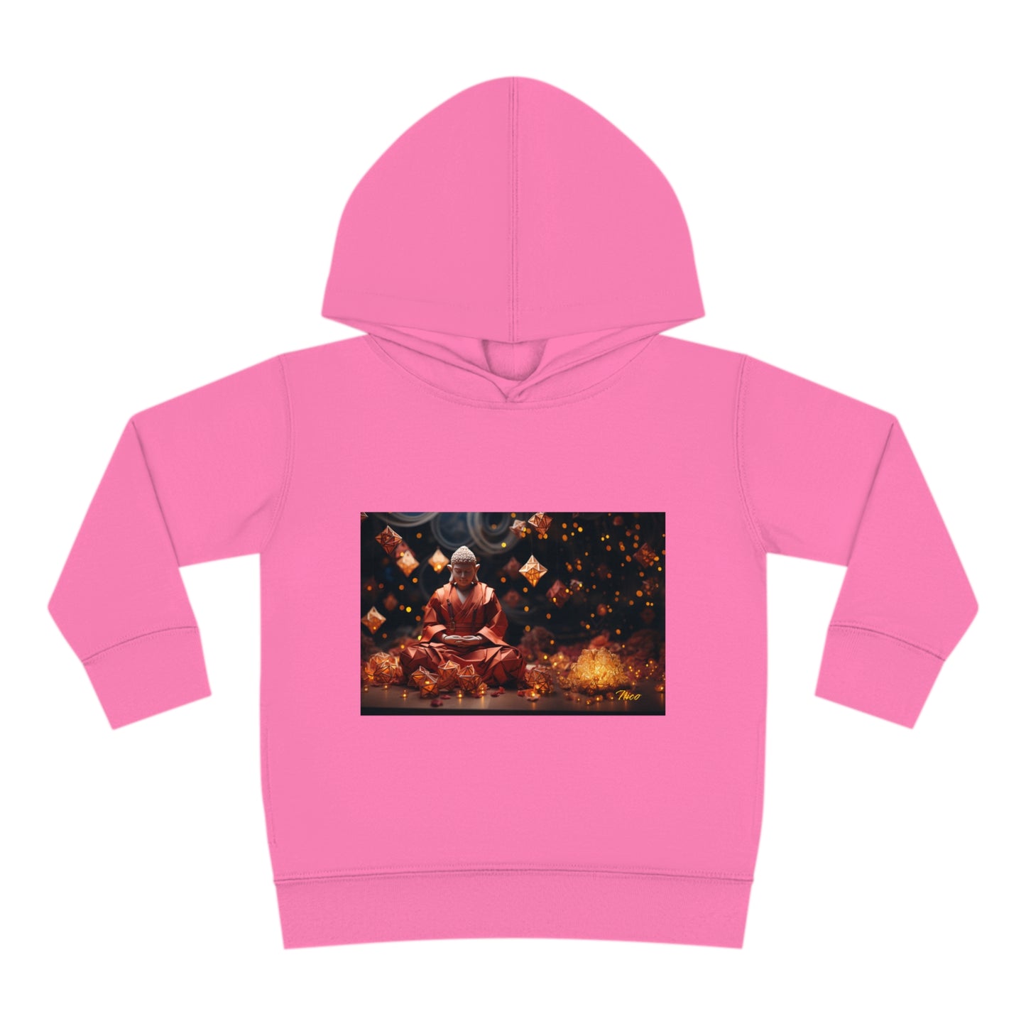 Ascending Buddah Series Print #7 Toddler Pullover Fleece Hoodie